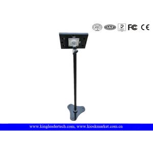 Security Ipad Kiosk Enclosure Rotatable Bracket , Triangle Base