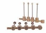 Hidden Copper Flush Bolt Latch Door Lock Locking Function And Satin Nickel