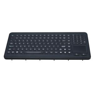 120 Keys durable antimicrobial silicone keyboard with touchpad numeric keypad