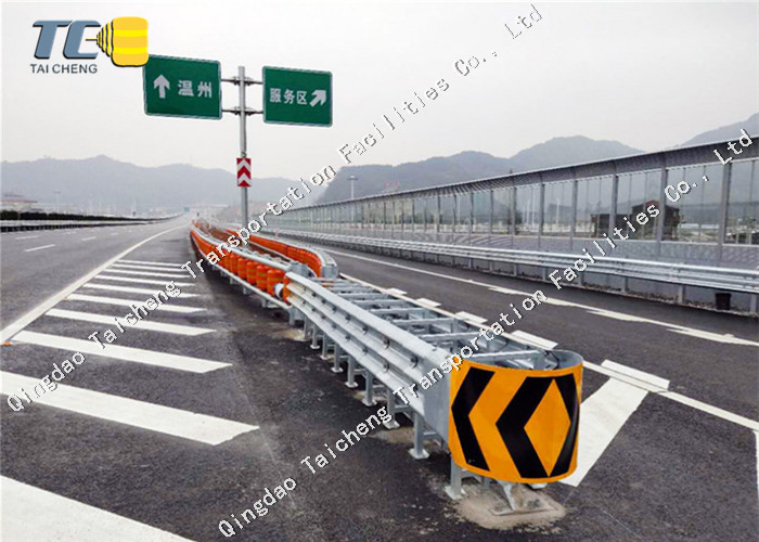 Steel Material Anti Collision Road Traffic Safety Crash Barrier Crash Cushions