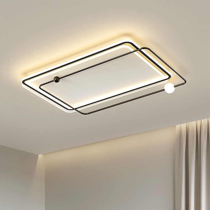 Nordic Living Room Minimalist Ceiling Lights Modern Bedroom Recessed Rectangular Ceiling Lights(WH-MA-247)