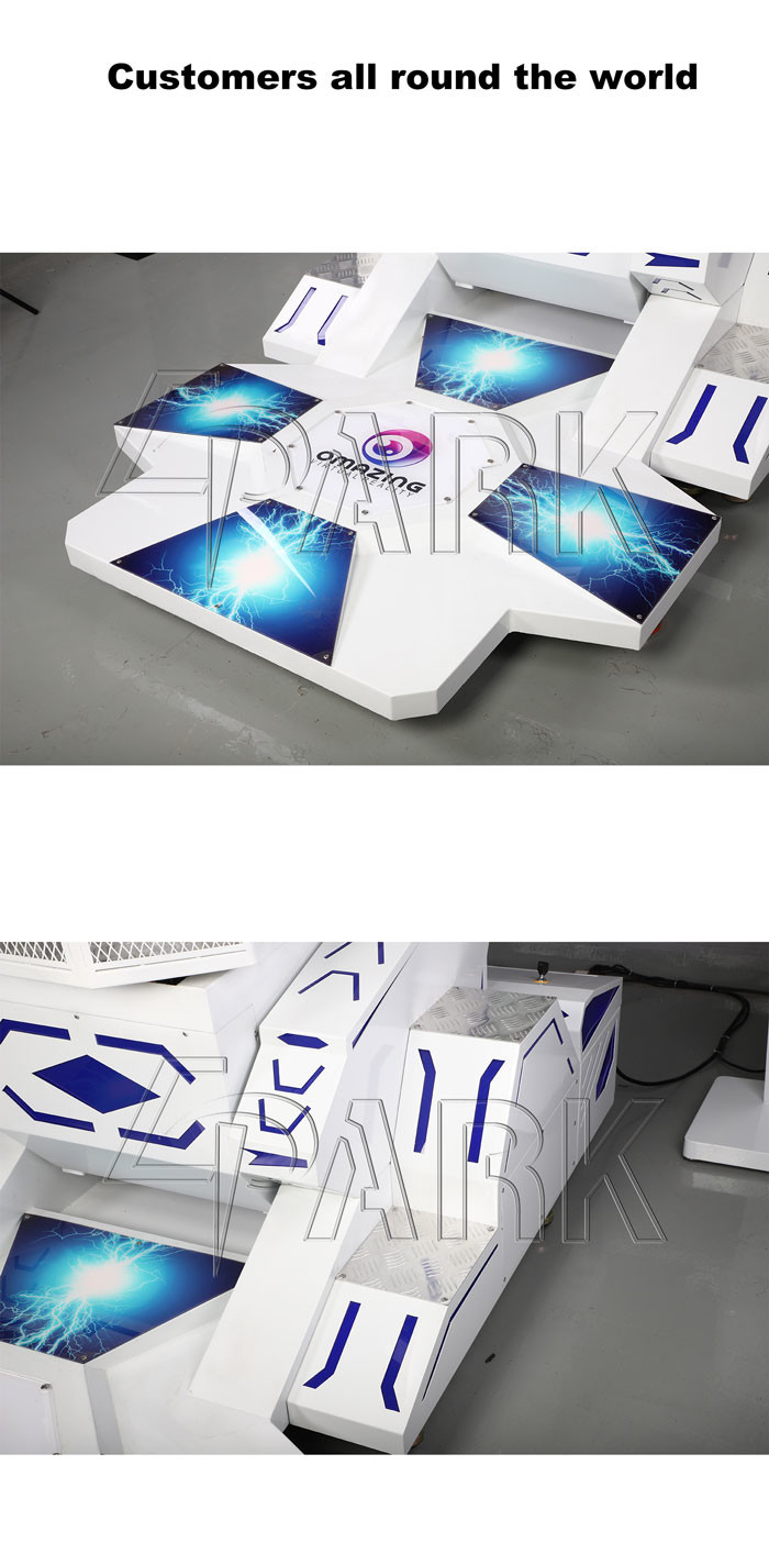 9D VR rocket flying simulator EPARK shopping arcade entertainment carnival game fun machine