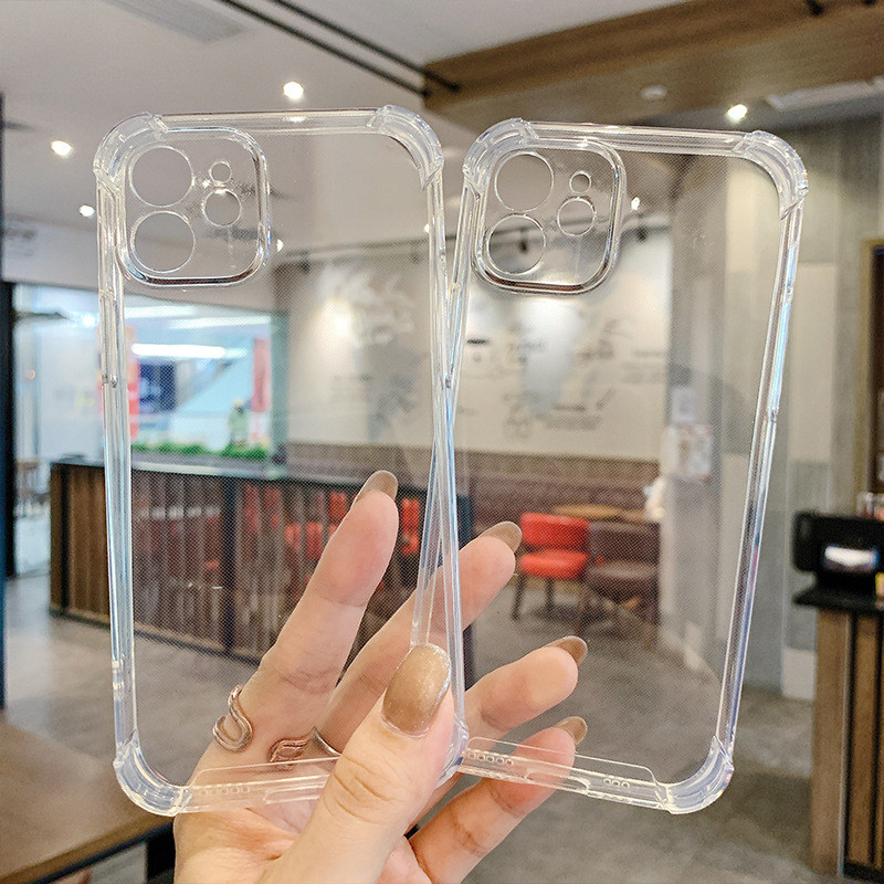 IPhone Transparent Clear Acrylic Phone Case Scratch Resistant Customized