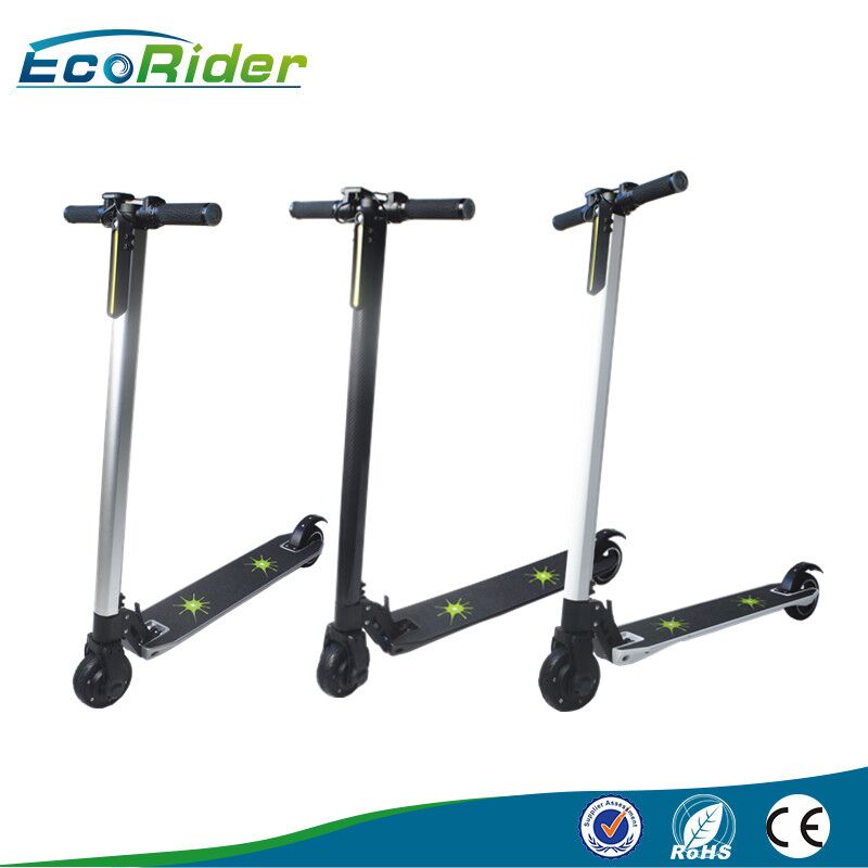 European market folding mini e scooter / lightest 2-wheel carbon folding electric scooter