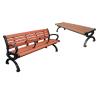 Buy cheap Sandblasted Powder Coated Outdoor Wooden Bench For Farmhouse Courtyard from wholesalers
