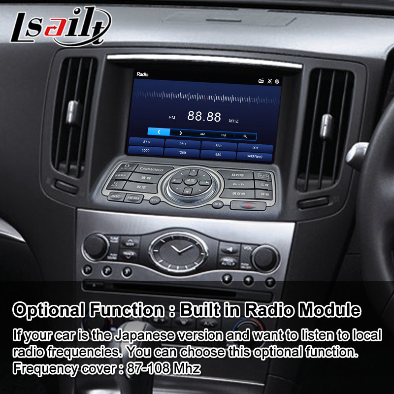 Lsailt Android Carplay Interface for Nissan Skyline 370GT V36 Type SP 2010-2014