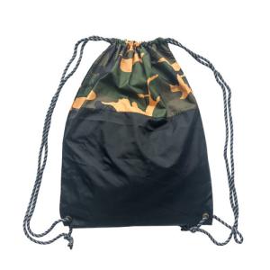 Foldable Camouflage Drawstring Backpack Bag Custom Printed