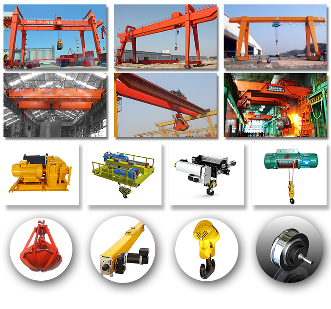 Cabin Control 50ton Rail Mounted Container Gantry Crane For Lifting Container