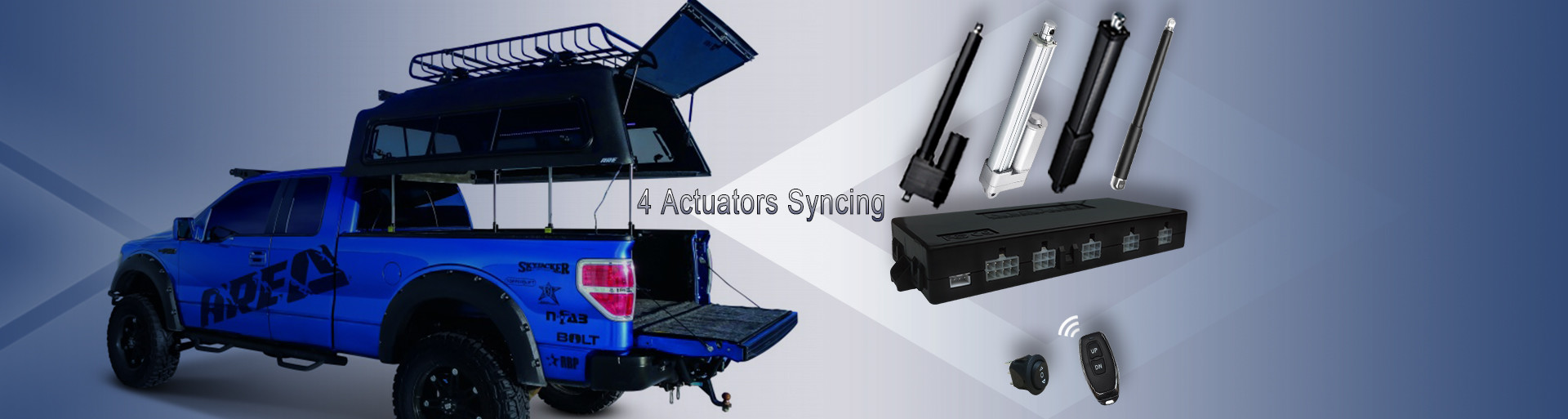 12V 4 Channel Linear Actuator Controllers Motor Controller With FCC CE Certificates Of SGS