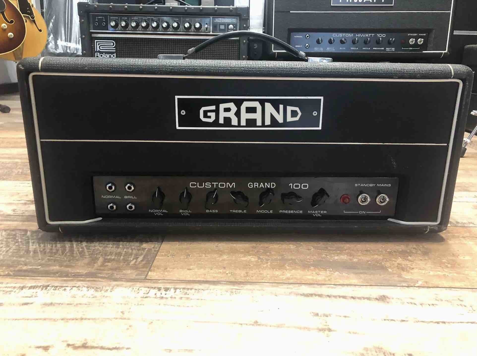 Custom DR Amp Project Vintage 1969 Grand Dr103 Style 100W Custom Handwired Tube Electric Guitar Nbass AMP Amplifier Head