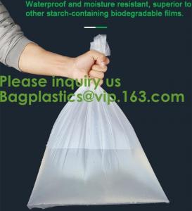 China Plastic Corn Starch Wholesale Custom Printed Private Label Cornstarch Compostable Pet Dog Waste Bag Biodegradable on sale