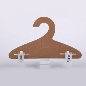 Biodegradable Paper Baby Hangers Children Garment Cardboard Hanger Custom Design