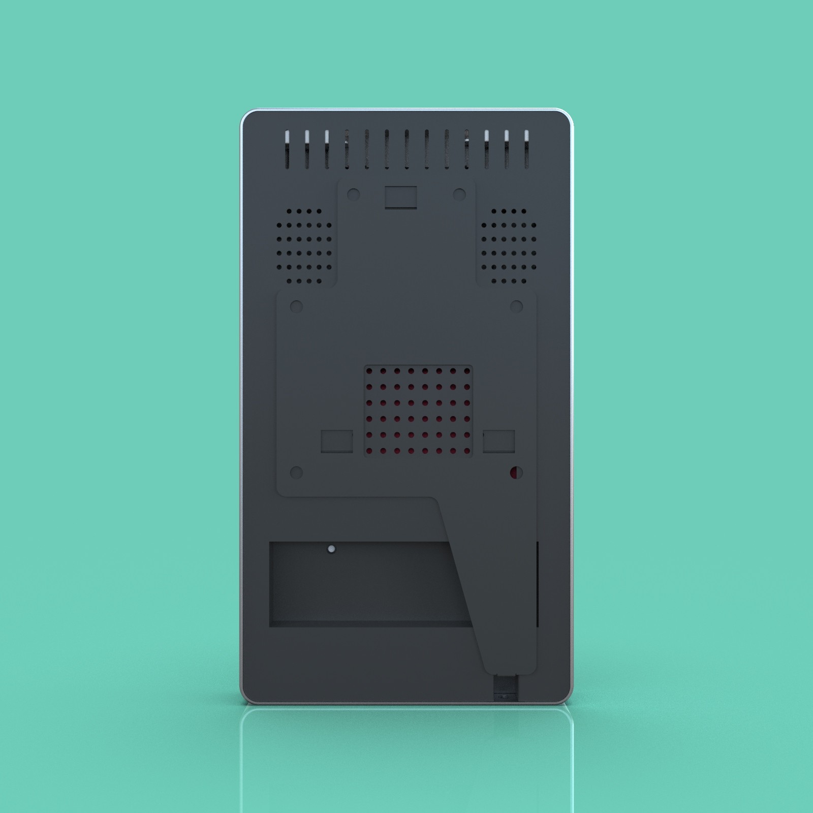 JP1107 Portrait Screen Face and QR Code Recognition Access Control Device supports 100,000 facial templates, 500,000 cards