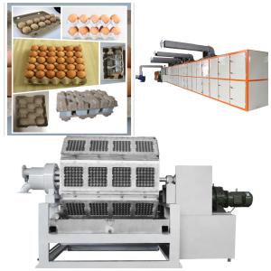 Fully Automatic Paper Egg Tray Machine Price / Egg Tray Production Line 4000 pcs