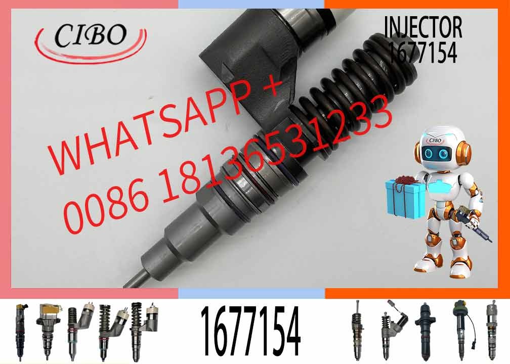 Excavator Injector 1677154 BEBE4B01001 8112556 for A0 A3 Diesel Engine Parts Nozzle Assembly Auto Parts