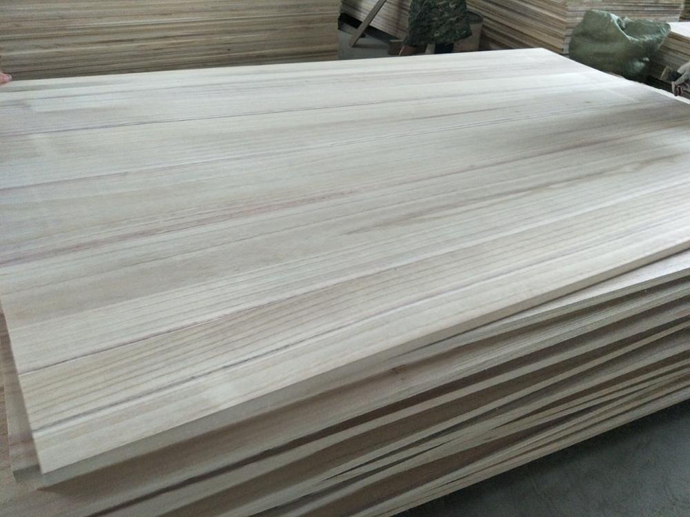 Hotel Customized Size Paulownia Solid Wood Board Handmade and Eco Friendly Solid Woo