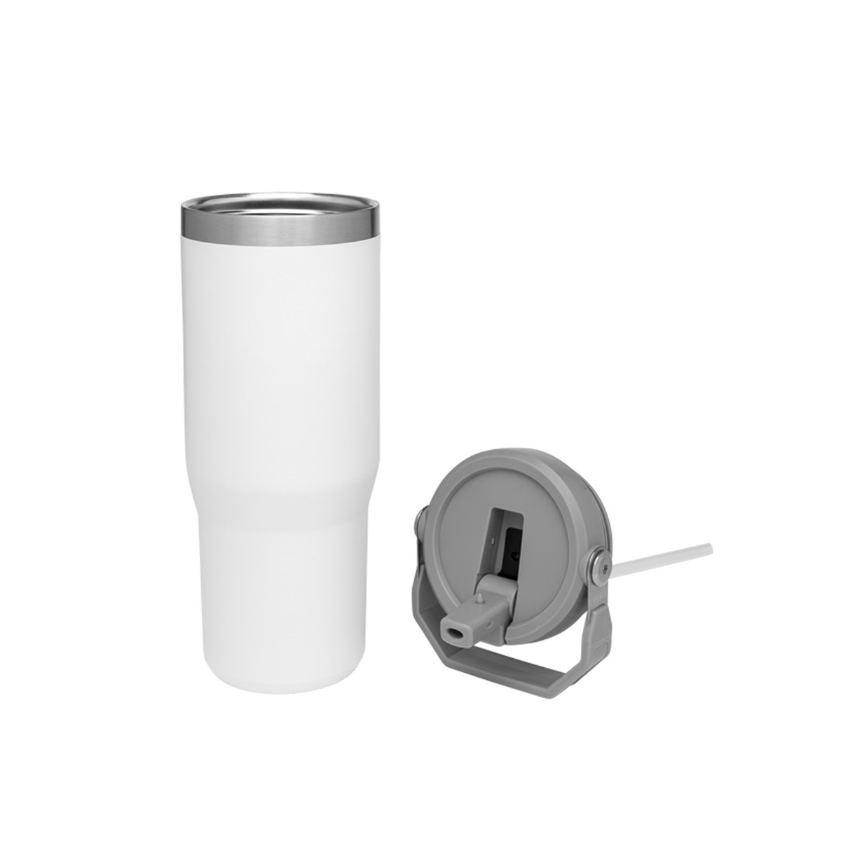 20 Oz Tumbler With Handle, Insulated Tumbler With Lid And Flip Straw Leak Proof Double Wall Stainless Steel Vacuum Travel Coffee Mug Insulated Water