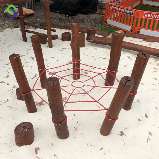 Outdoor Comercial Playground Rope Games For Children Climbing