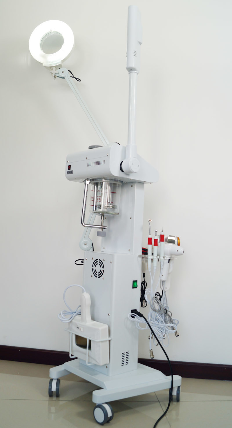 Salon Vacuum Spray Multifunctional Facial Machine 110V 220V Magnifying Lamp