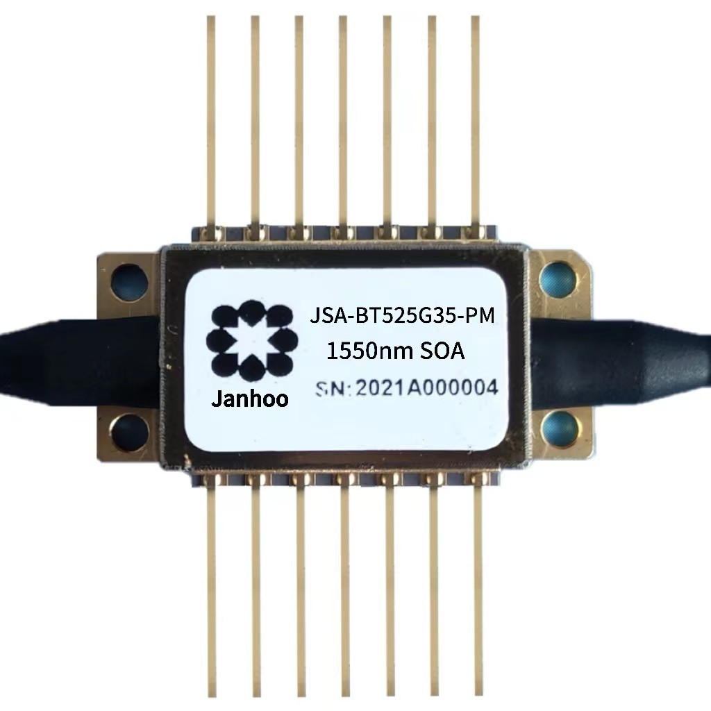 Janhoo 1550nm PM Butterfly Low Power Consumption SOA Semiconductor Optical Amplifier