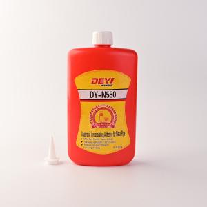 Lock Tight Metal Threads With Threadlock Adhesive Medium Strength Methacrylate