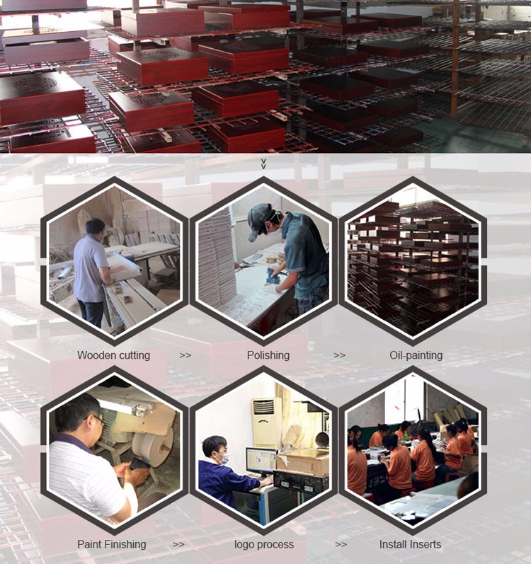 Antiwear Dustproof Custom Wood Box Packaging , Waterproof Wood Box Gift Packaging