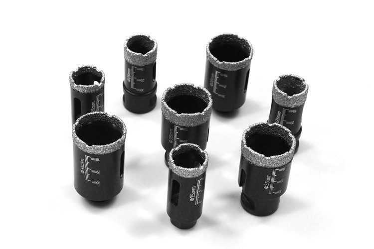 75mm Masonry Diamond Drill Core Bit Thread M14 Vacuum Brazed
