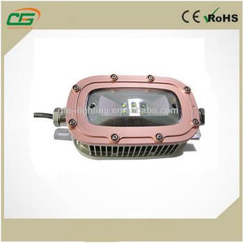 ATEX IP65 230V AC LED 30 W Explosion Proof Light 3000lm 160° , Stainless Steel
