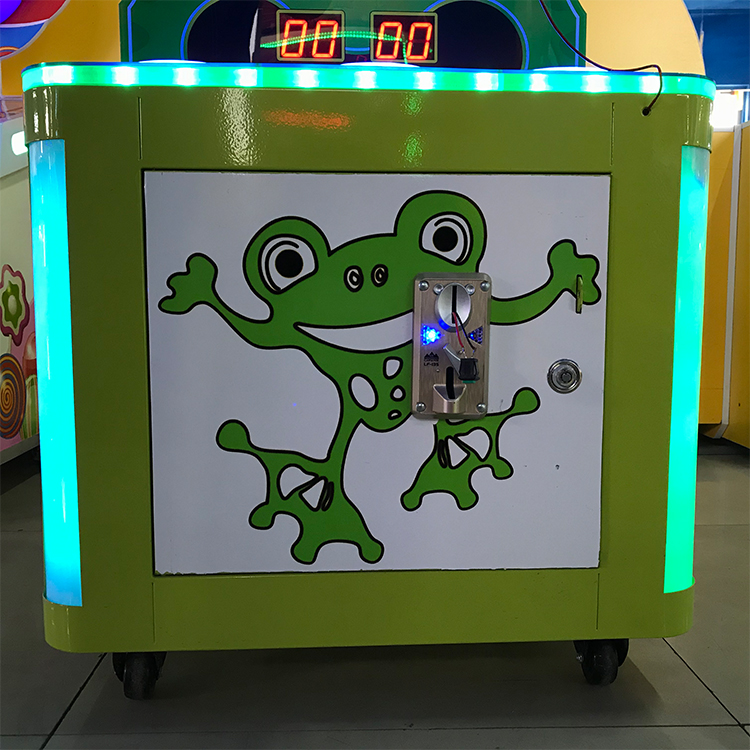 Dreamland single player kids game machine coin operated hit frog ticket games for game center