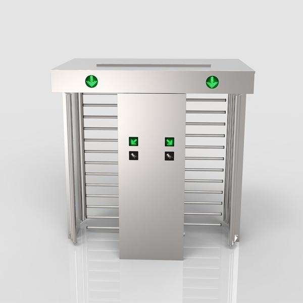 Durable Full Height Turnstile 304 Stainless Steel , Flexible Entrance Gate