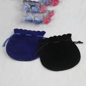 Apple Packing multi Colors 8.5x9.5cm Custom Drawstring Pouch with round bottom