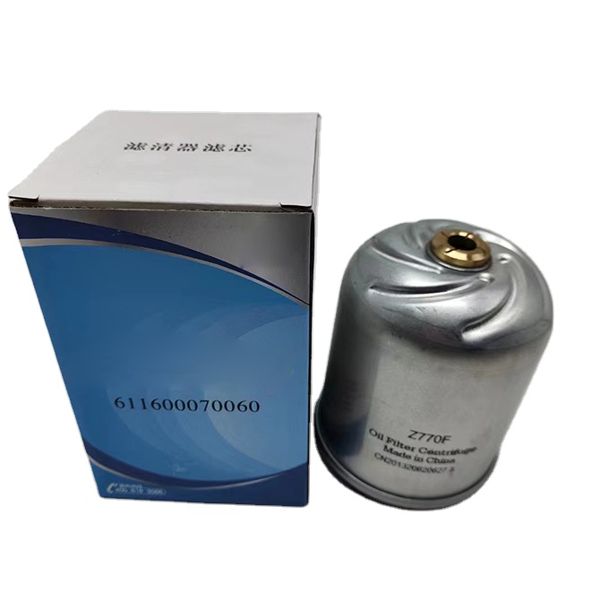 Construction Machinery Oil Filter 611600070060 For Diesel Engine