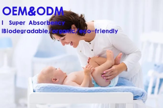 Skin Care Pattern Printed 3D Leak Guard Sleepy Baby Diapers