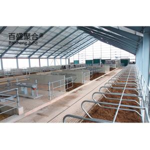 China Affordable Sliding Door Steel Structure Cattle Barn Cowshed Farm with AutoCAD Drawing on sale