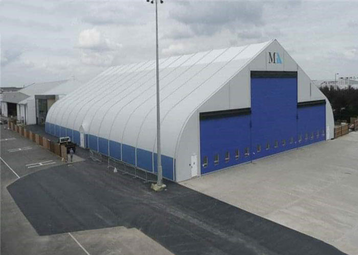 Aluminum Big White PVC Canopy 50m Temporary Warehouse Tent