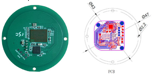 Flexible Interface KLM800 Radar Level Sensor Module with Modbus Communication