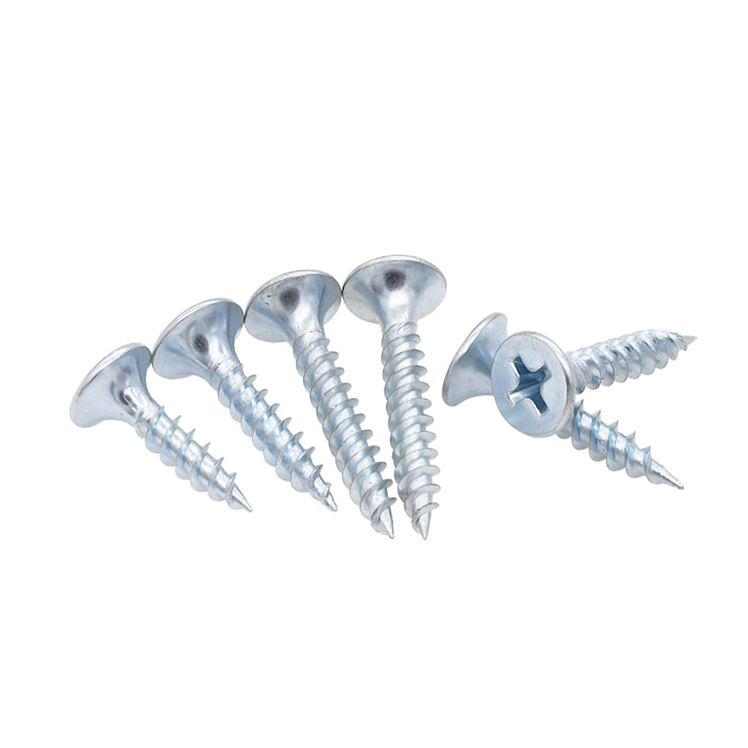 Yellow Zinc Plated 1 1/4 3.5 Carbon Steel Self Tapping Drywall Screw for Metal Wood