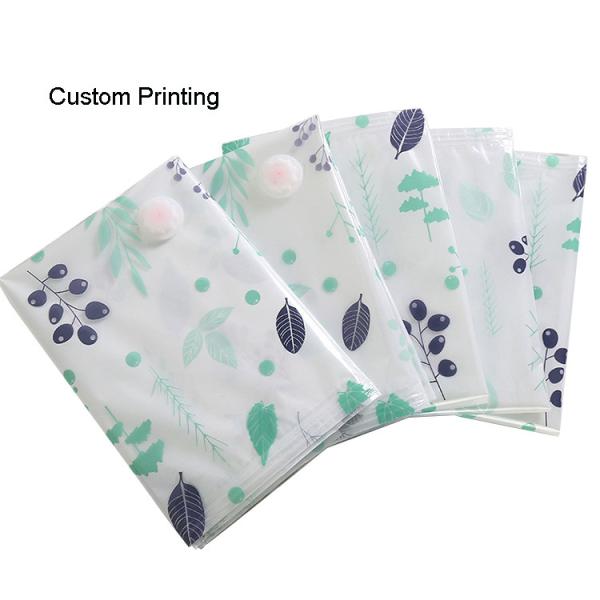 Pillow Packing Travel Space Saver Vacuum Compression Storage Bags With Electric