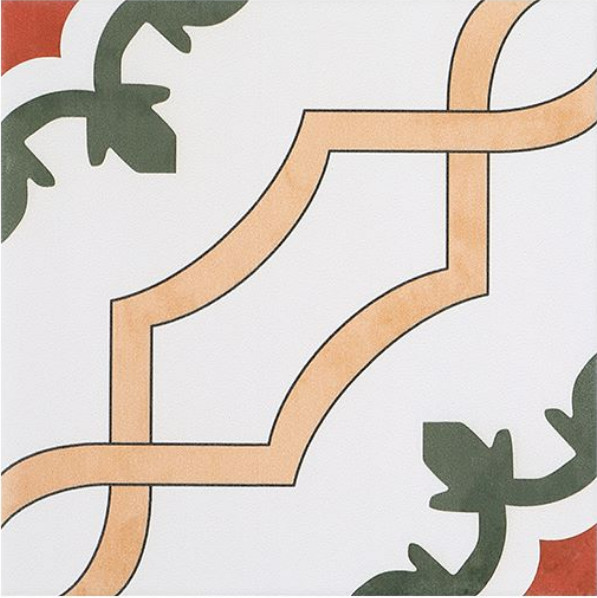 Light Yellow And Green 200x200mm Durable and firebrick Ceramic Rustic Tile For Bathroom And Living Room
