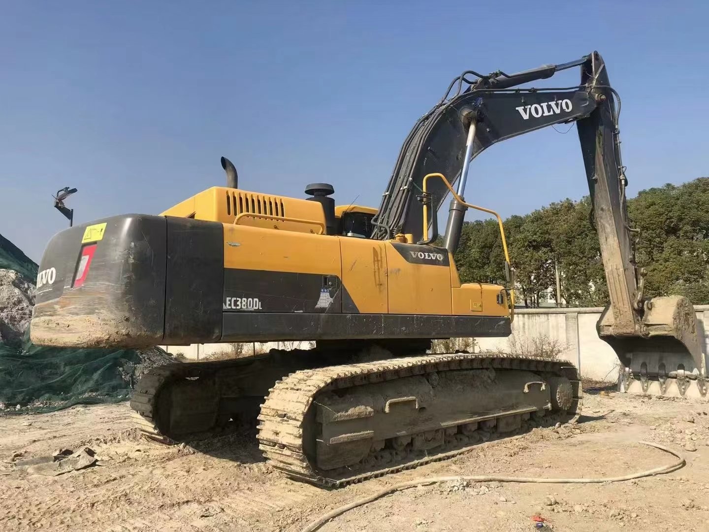 215kW Volvo EC380DL Excavator Hydraulic Used 38.3t Weight