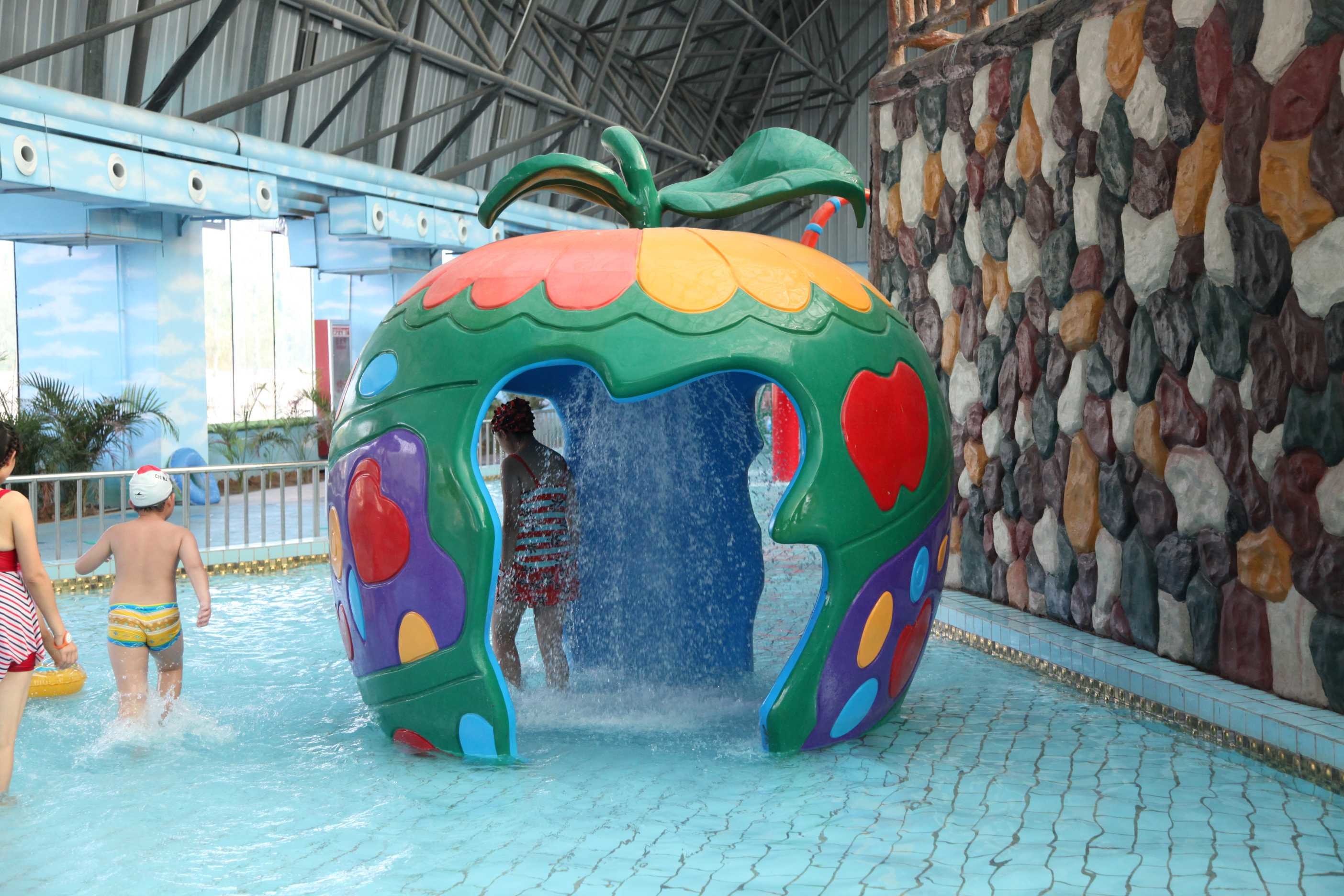 OEM Spray Park Equipment, Fiberglass Cane Spray Aqua Play Water Spraygrounds for Kids Water Park