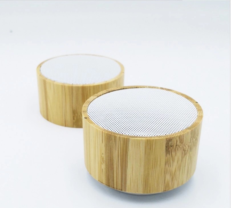 Bamboo Bluetooth Speaker With Super Bass Portable Mini Speaker Gift Speaker with FM
