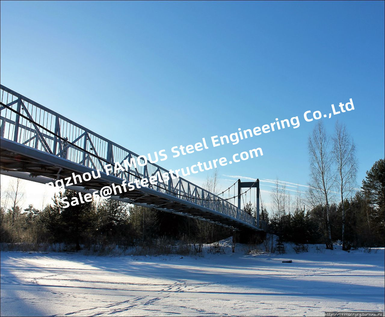 Lightweight Delta Portable Steel Bridge Longer Term Permanent On Main Highways Rural Areas