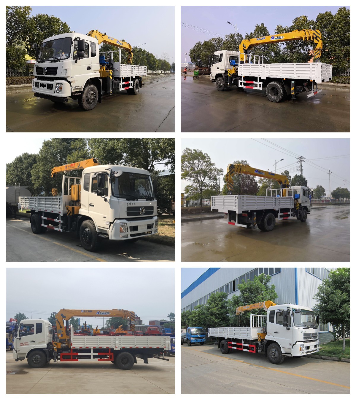 8 Ton Dongfeng Truck 4WD Offroad Mounted Crane For Municipal Construction And Poor Road Conditions