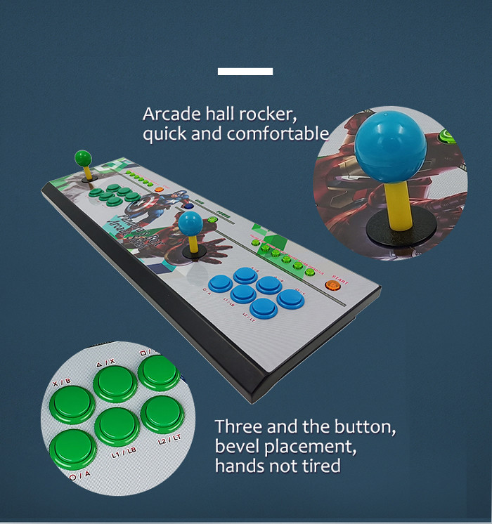 Video Game 3D Pandora Box Arcade Game Console For Double Players