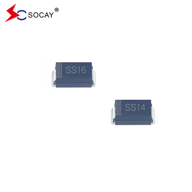 SOCAY SS16A Surface Mount Schottky Barrier Rectifiers 40A Peak forward Surge Current