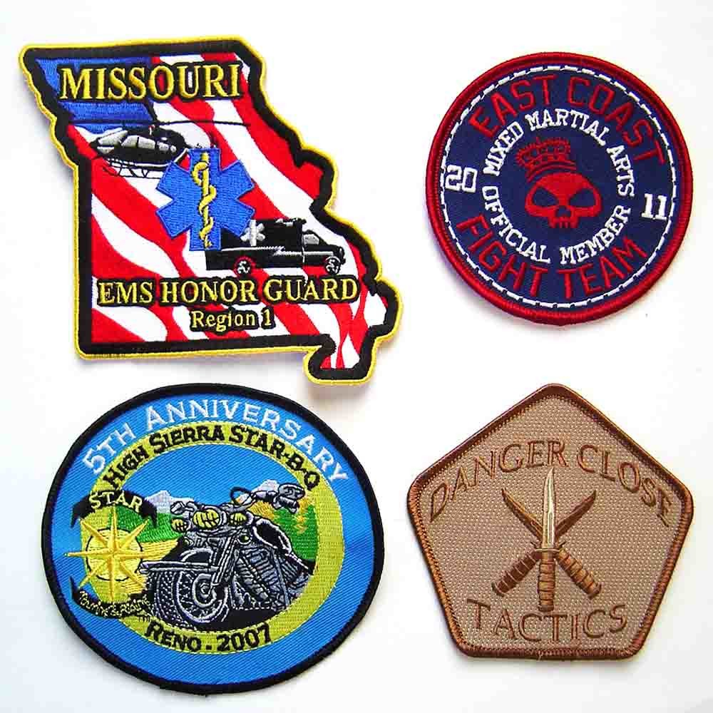 Military Morale Patches Merrowed Hooked Bags DIY Veteran Patches For Clothing