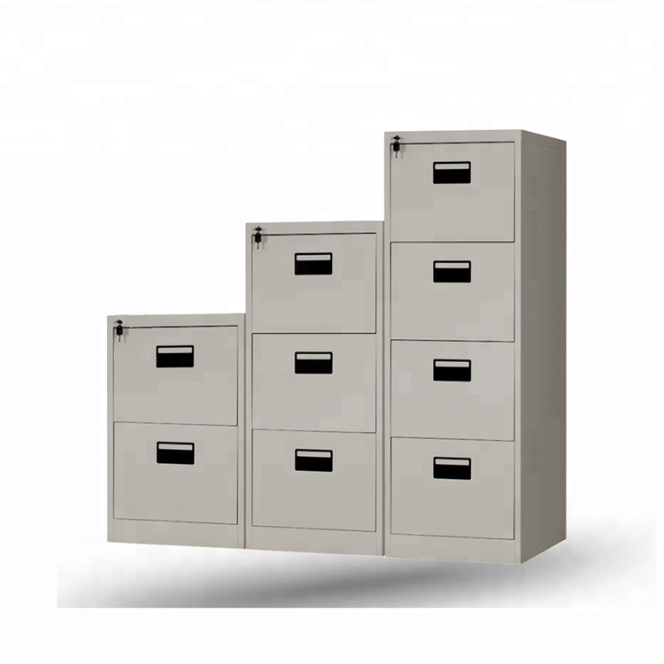 Metal KD Structure Height 1320mm Drawer Filing Cabinet