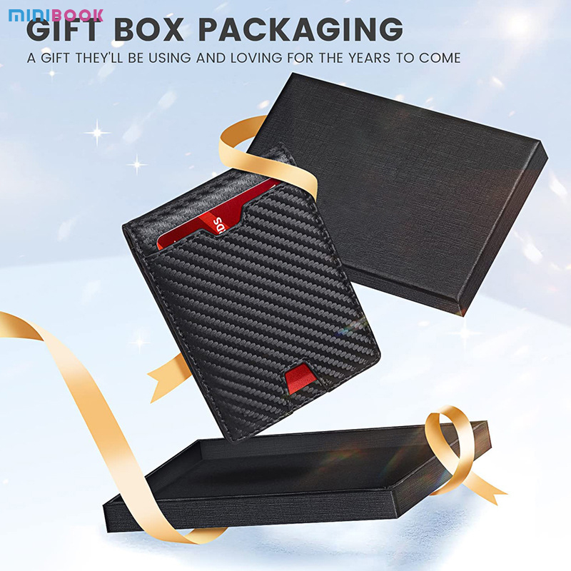 Genuine Leather Men's RFID Blocking Bifold Wallet with Zipper Pockets and Custom Logo