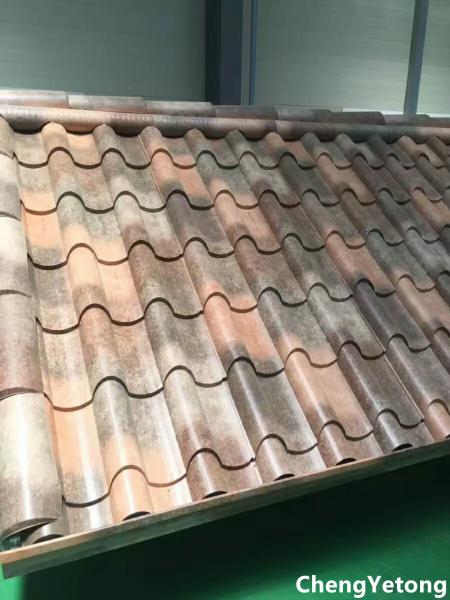 0.6mm Thickness Stone Coated Roofing Tiles Impact Resistance ≥9J For Building